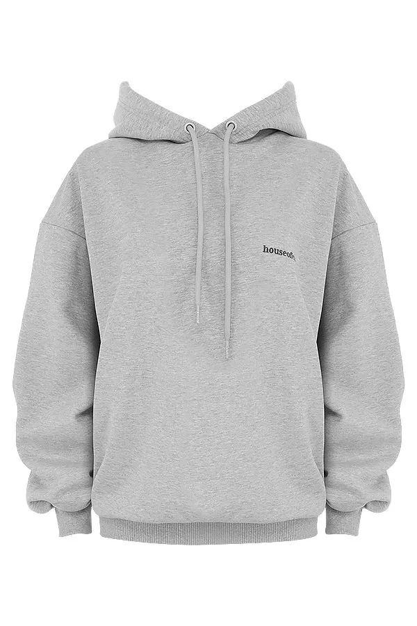 House Of CB HaloGrey Oversized Hoodie Grey Women Tops