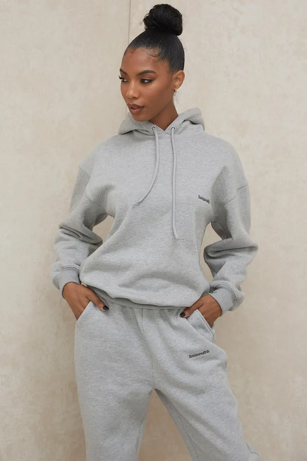 House Of CB HaloGrey Oversized Hoodie Grey Women Tops