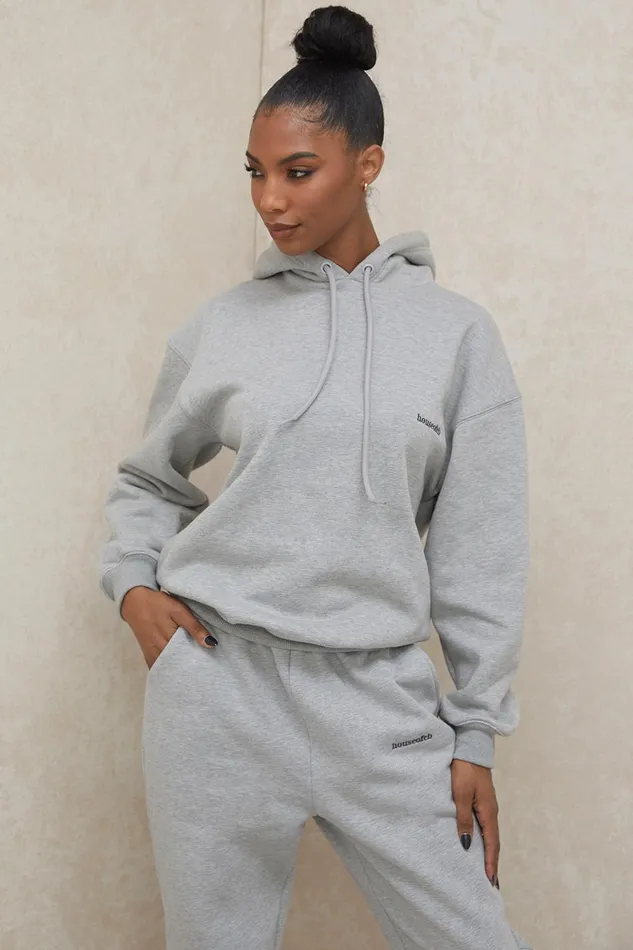 House Of CB HaloGrey Oversized Hoodie Grey Women Tops