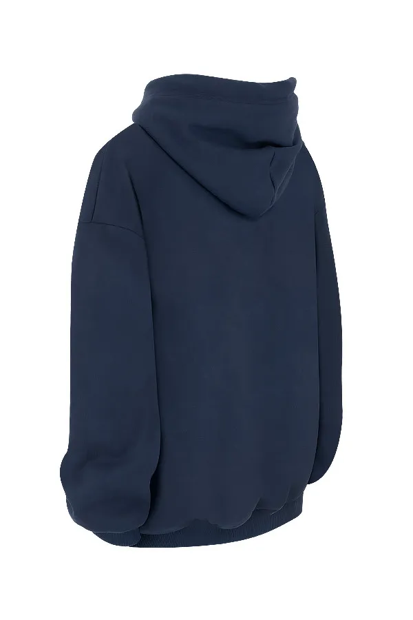 House Of CB HaloNavy Oversized Hoodie Navy Women Tops