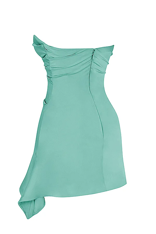 House Of CB JasmineJade Draped Strapless Corset Dress Jade Women Corset Dresses