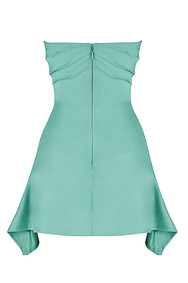 House Of CB JasmineJade Draped Strapless Corset Dress Jade Women Corset Dresses