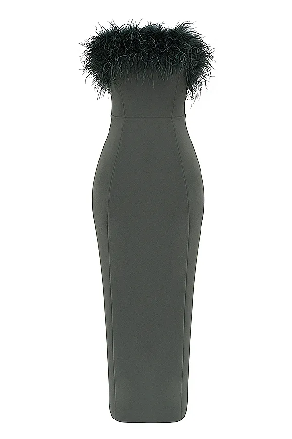 House Of CB JulieneEucalyptus Maxi Dress 8211 SALE Eucalyptus Women Bodycon Dresses
