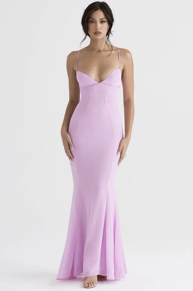 House Of CB LorenPink Maxi Dress 8211 SALE Pink Women Bodycon Dresses