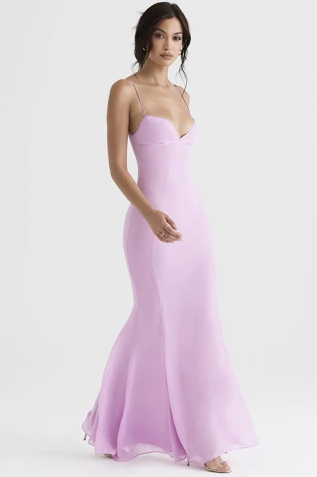 House Of CB LorenPink Maxi Dress 8211 SALE Pink Women Bodycon Dresses