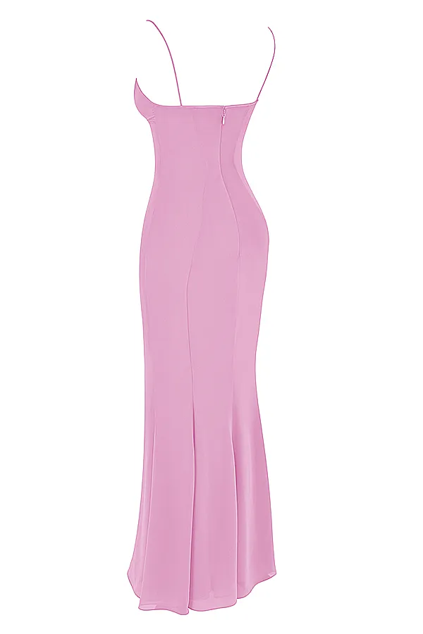 House Of CB LorenPink Maxi Dress 8211 SALE Pink Women Bodycon Dresses