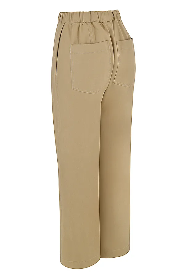 House Of CB LunaCamel Cargo Trousers Camel Women Trousers