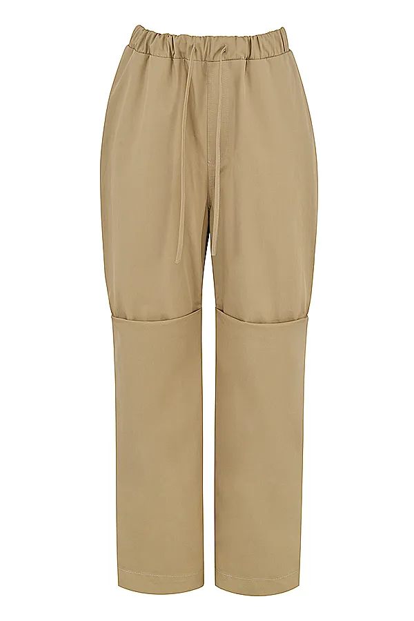 House Of CB LunaCamel Cargo Trousers Camel Women Trousers