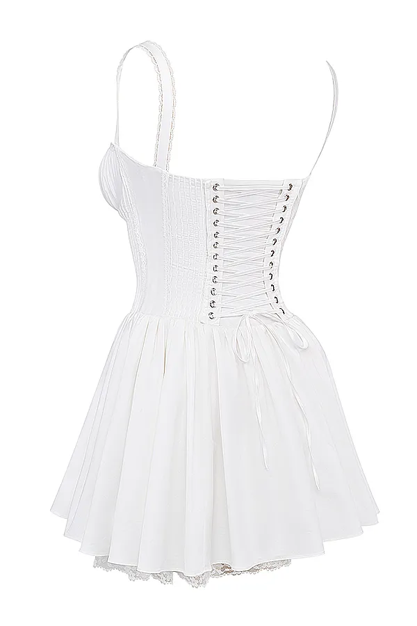 House Of CB PietraWhite Corset Mini Dress White Women Corset Dresses