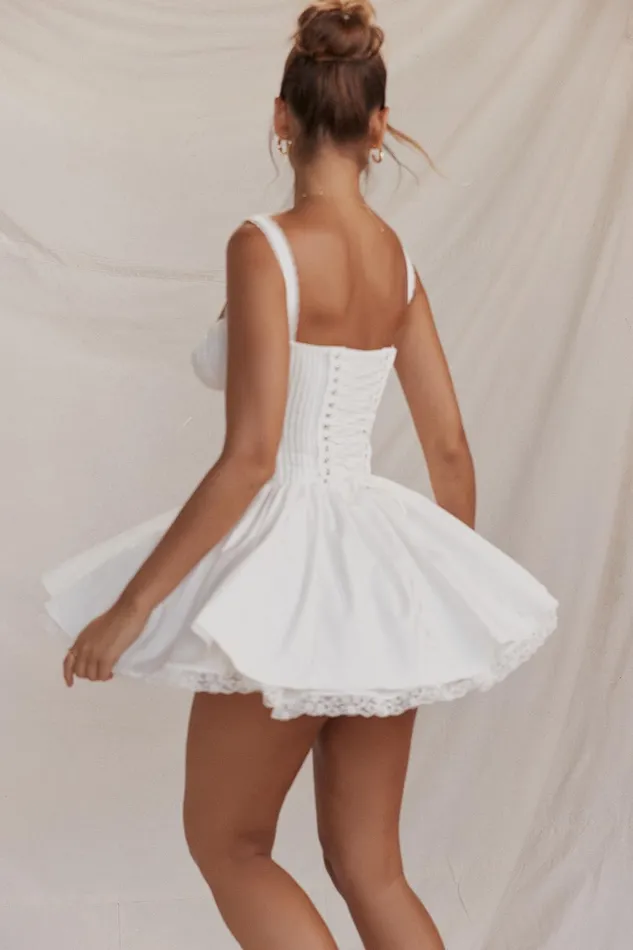 House Of CB PietraWhite Corset Mini Dress White Women Corset Dresses