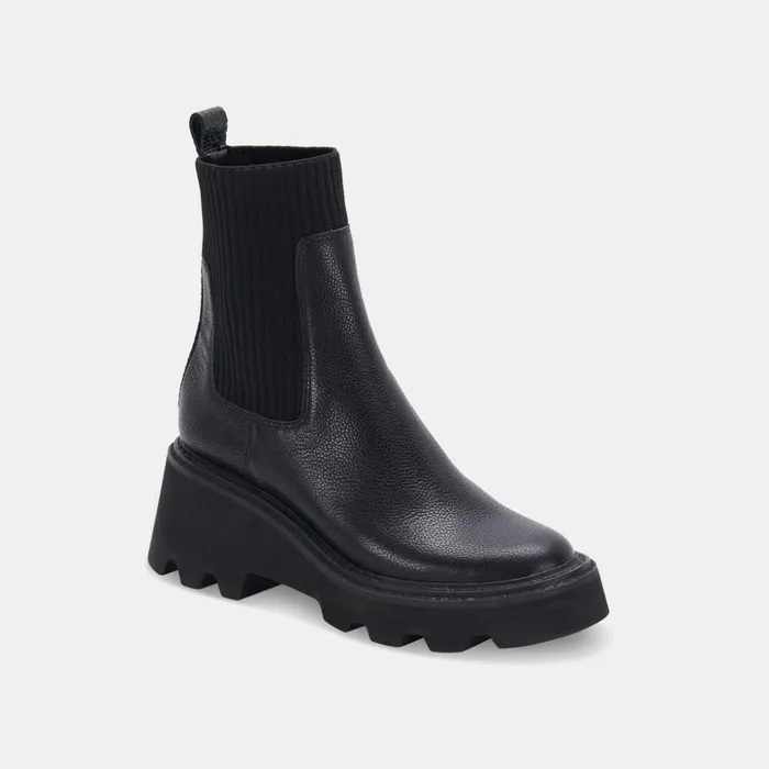 Hoven H2O Boots Black Leather Black Leather H2o Women Dolce Vita Boots and Booties