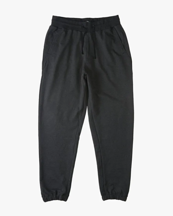 Hudson Fleece Sweatpants Black Men Billabong Jeans and Pants