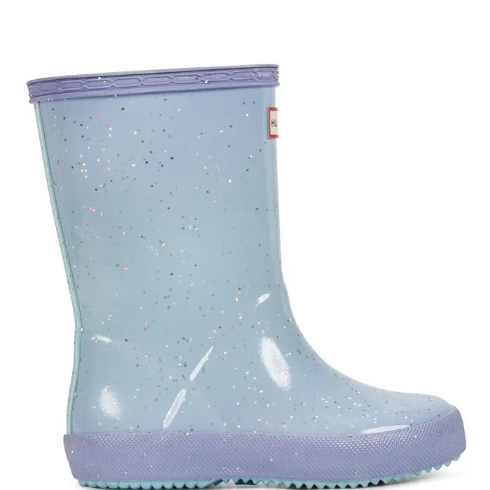 Hunter Boots Kids First Giant Glitter Rain Boots Medium Purple Kids Rain Boots