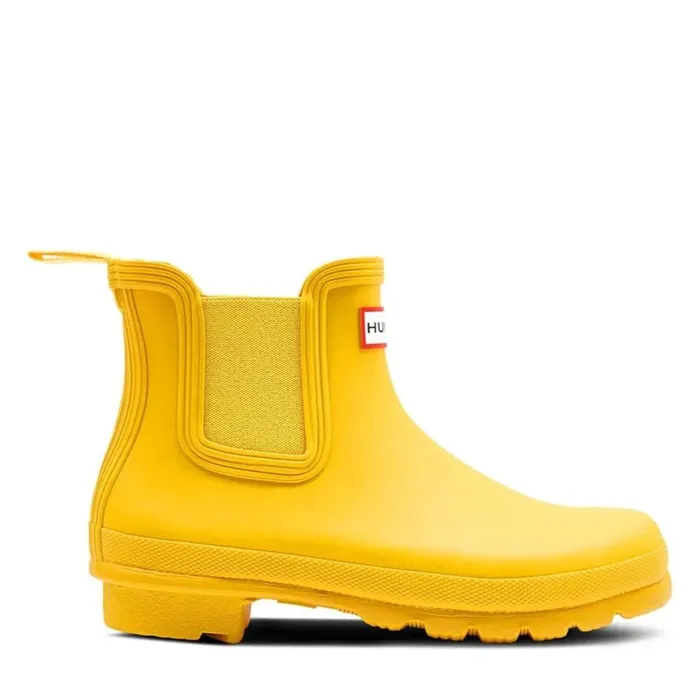 Hunter Boots Original Chelsea Boots 8211 Hunter Boots Yellow Women Short and Ankle Boots