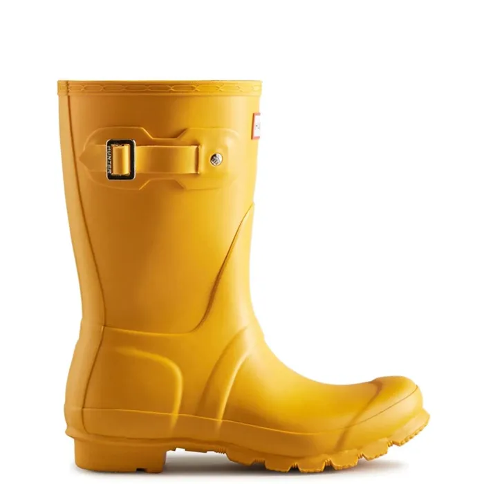 Hunter Boots Original Short Rain Boots 8211 Hunter Boots Yellow Women Original Short Rain Boots