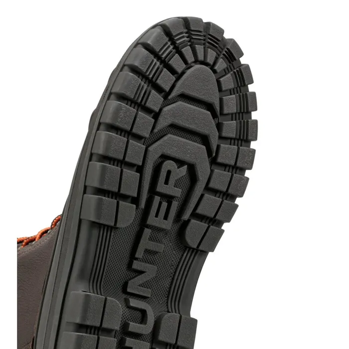 Hunter Boots Southall Insulated Waterproof Duck Boots Dark Brown Men Insulated and Snow Boots