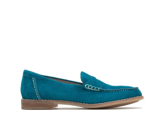 Hush Puppies Flats and SlipOns Women Wren Loafer Corsair Suede