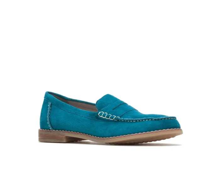 Hush Puppies Flats and SlipOns Women Wren Loafer Corsair Suede