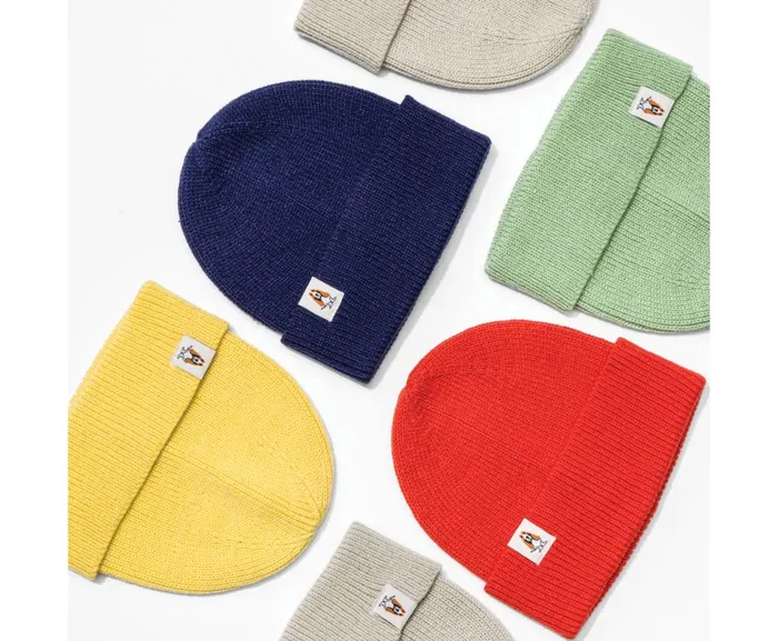 Hush Puppies Hats MenWomen Knit Beanie Brick Orange