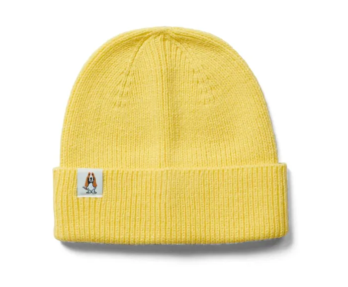 Hush Puppies Hats MenWomen Knit Beanie Sunshine Yellow