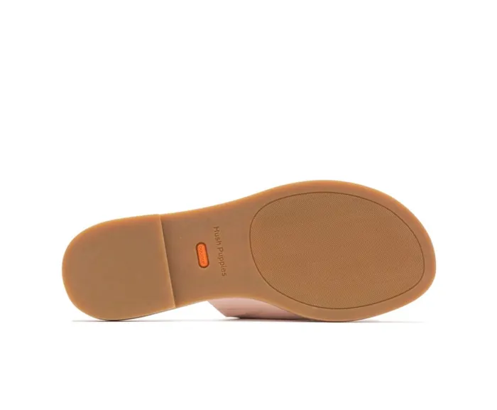 Hush Puppies Sandals Women Lexi Slide Pale Rose Leather