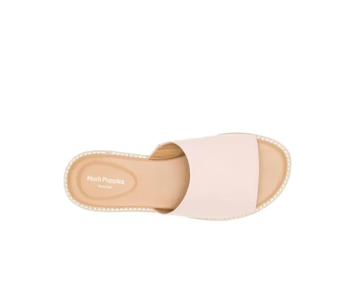 Hush Puppies Sandals Women Lexi Slide Pale Rose Leather