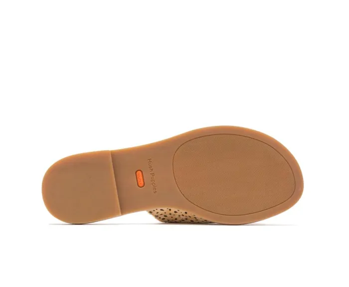 Hush Puppies Sandals Women Lexi Slide Spotted Calf Hair