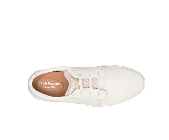 Hush Puppies Sneakers Men Briggs Plain Toe Oxford Light Stone Textile