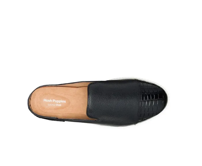 Hush Puppies Sneakers Women Sabine Mule Black Leather
