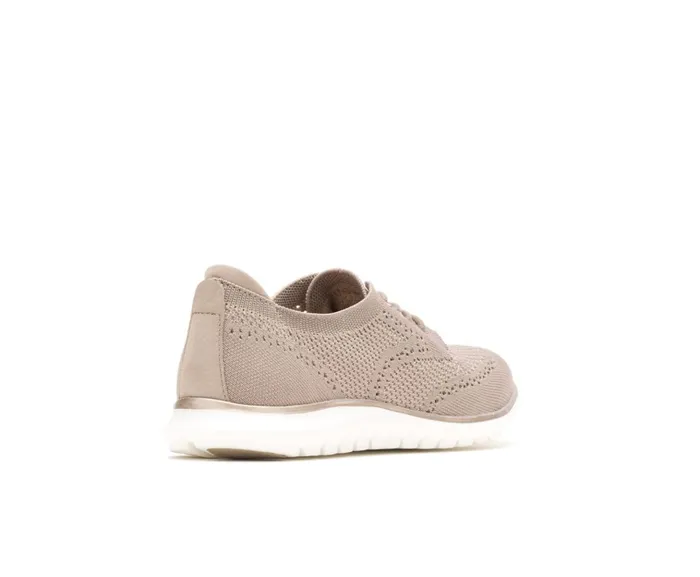 Hush Puppies Sneakers Women Tricia Wingtip Knit Taupe Knit Hush Puppies Sneakers Women Tricia Wingtip Knit Taupe Knit