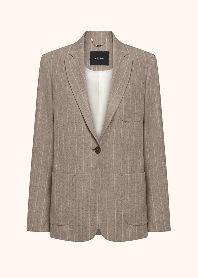 JACKET WOOL Women Kiton Jackets