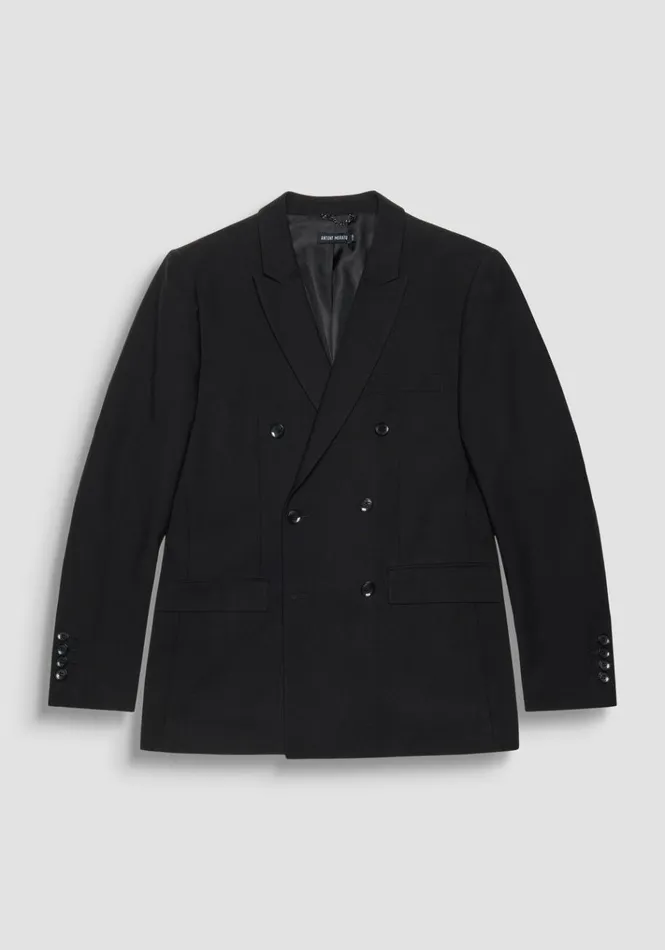 Jackets And Gilet Men Antony Morato Roger Regular Fit Jacket In Wool Blend Fabric Black