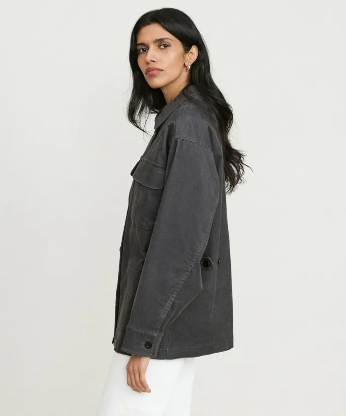 Jackets Women Jenni Kayne Corduroy Jacket Washed Black