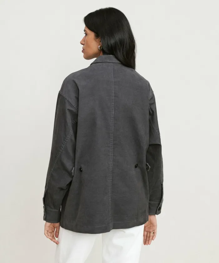 Jackets Women Jenni Kayne Corduroy Jacket Washed Black