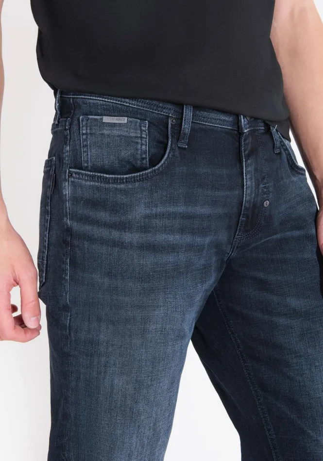 Jeans Men Antony Morato Comfort Tapered Fit 034Kurt034 Jeans In Blue Denim Light Blue
