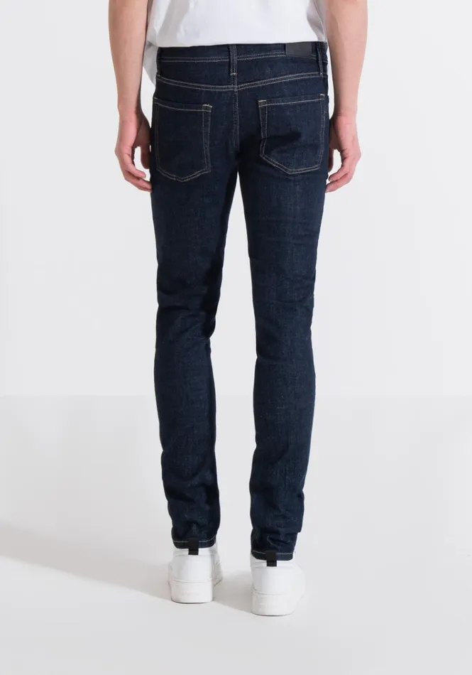 Jeans Men Antony Morato Ozzy TaperedFit Jeans In Stretch Denim With Dark Wash Light Blue