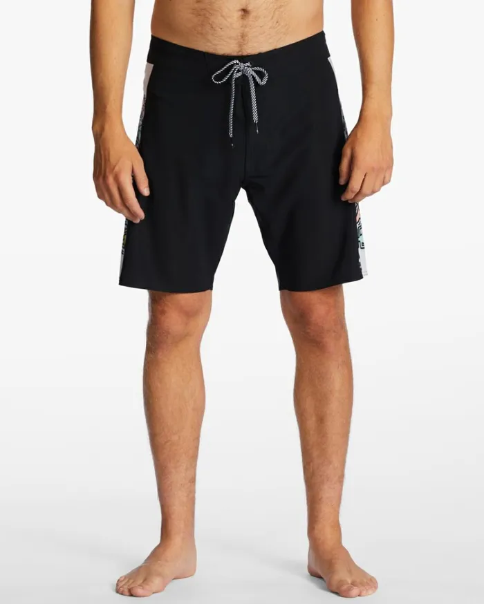 Keith Haring Jam Ciclo D Bah Pro Performance 19034 Boardshorts Black Men Billabong Performance Boardshorts