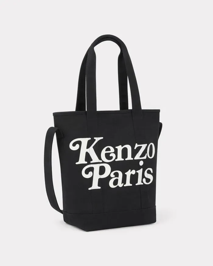 Kenzo Bags MenWomen Utility039 Canvas Tote Bag Black