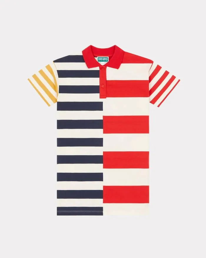 Kenzo Dresses And Skirts Kids Shortsleeved Cotton Dress 039Sailor039 White