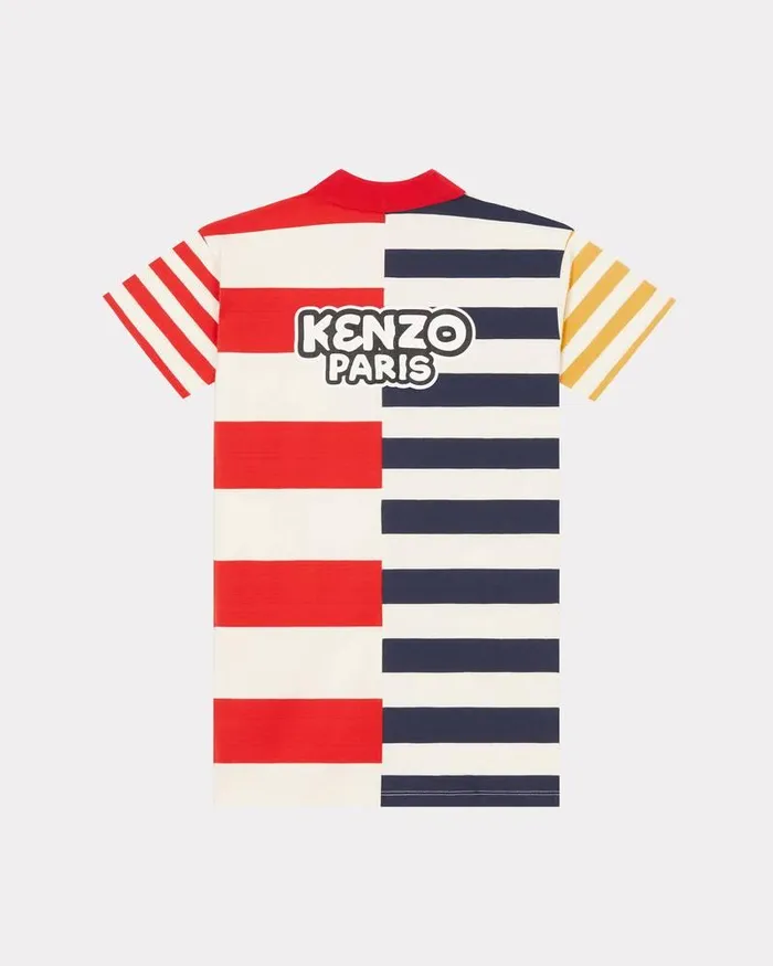 Kenzo Dresses And Skirts Kids Shortsleeved Cotton Dress 039Sailor039 White