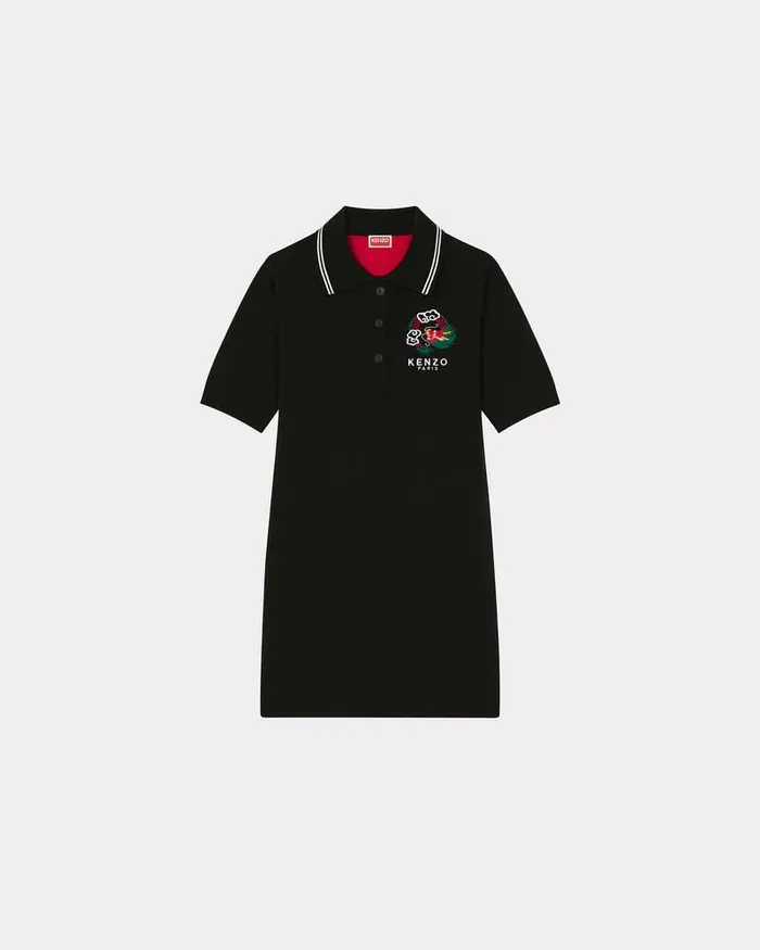 Kenzo Dresses And Skirts Women 039Year Of The Dragon039 Polo Dress Black