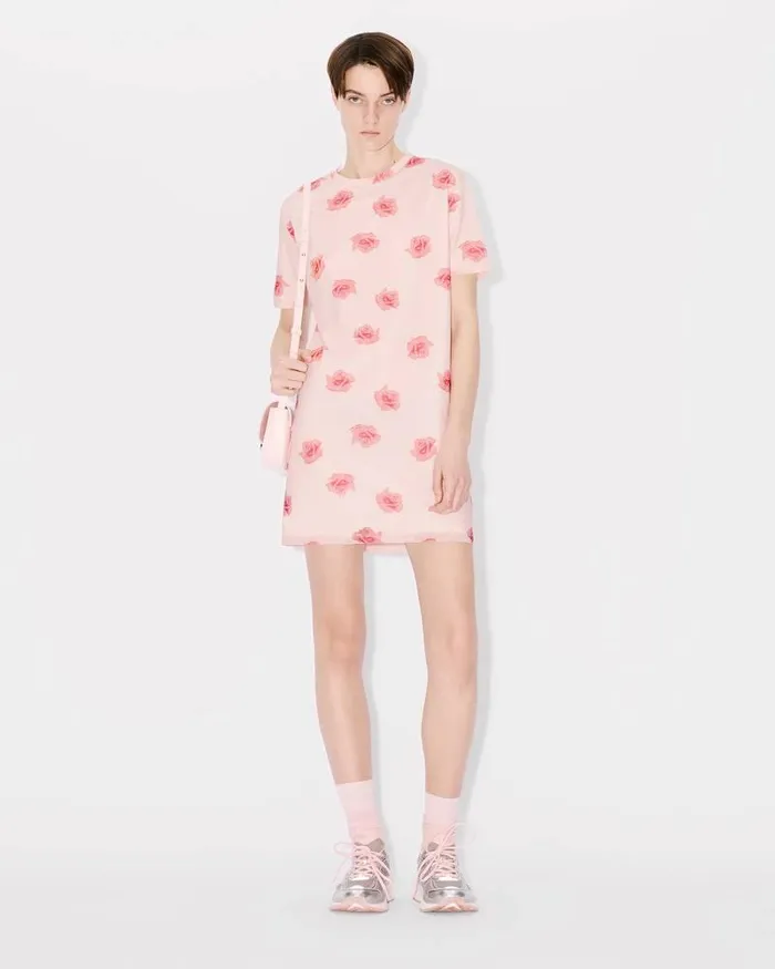 Kenzo Dresses And Skirts Women Rose039 Double Layer Dress Faded Pink