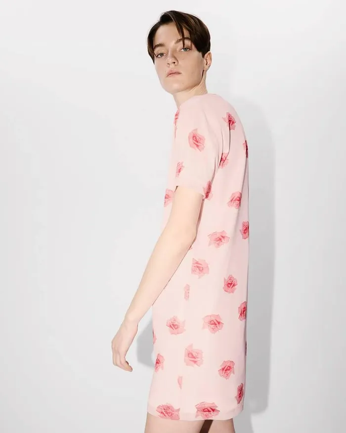 Kenzo Dresses And Skirts Women Rose039 Double Layer Dress Faded Pink