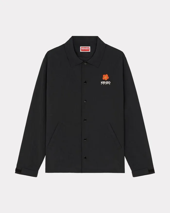 Kenzo Jackets And Coats Men 039Boke Flower039 Coach Jacket Black
