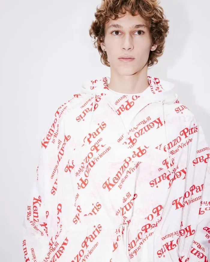 Kenzo Jackets And Coats Men By Verdy039 Long Windbreaker Off White