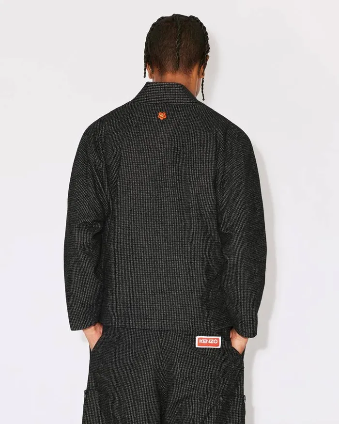 Kenzo Jackets And Coats Men Kimono Jacket Anthracite