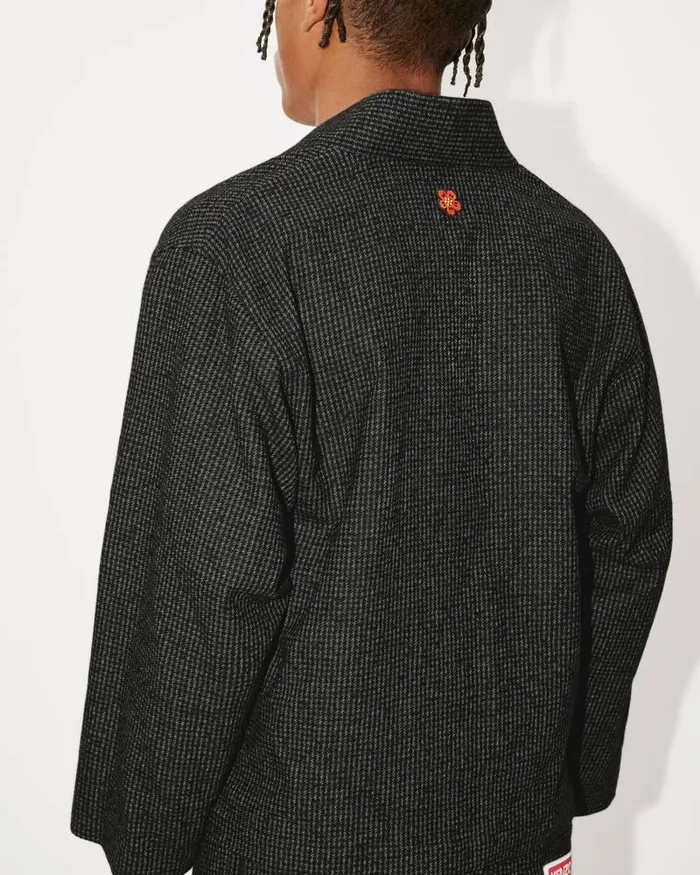 Kenzo Jackets And Coats Men Kimono Jacket Anthracite