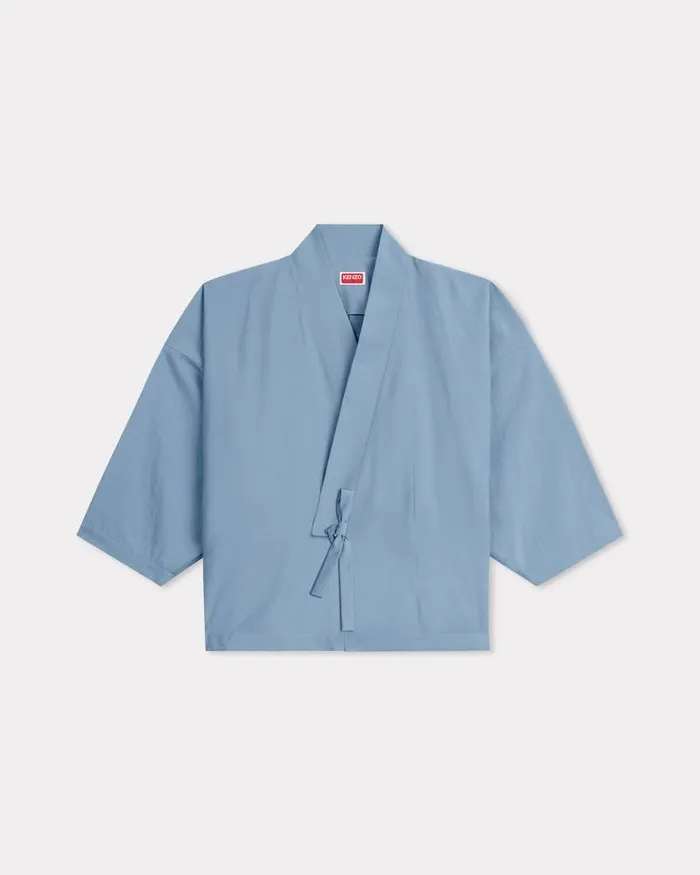 Kenzo Jackets And Coats Women Kimono Jacket Blue