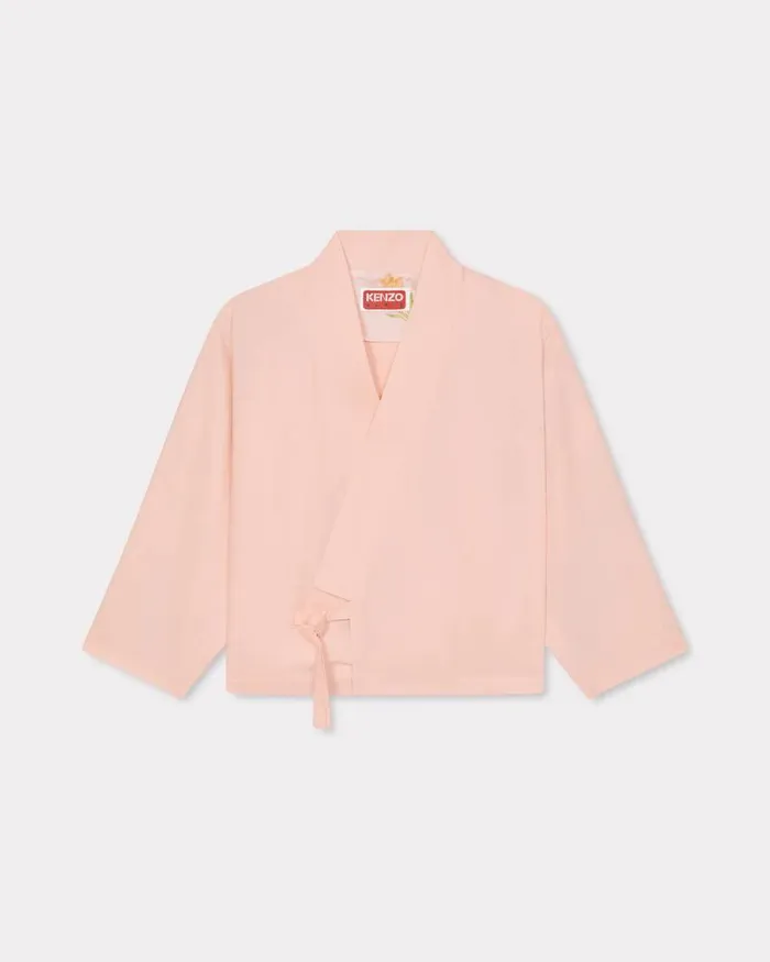 Kenzo Jackets And Coats Women Kimono Jacket Faded Pink