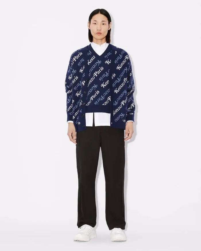 Kenzo Knitwear Men By Verdy039 Sleeveless Jumper Midnight Blue